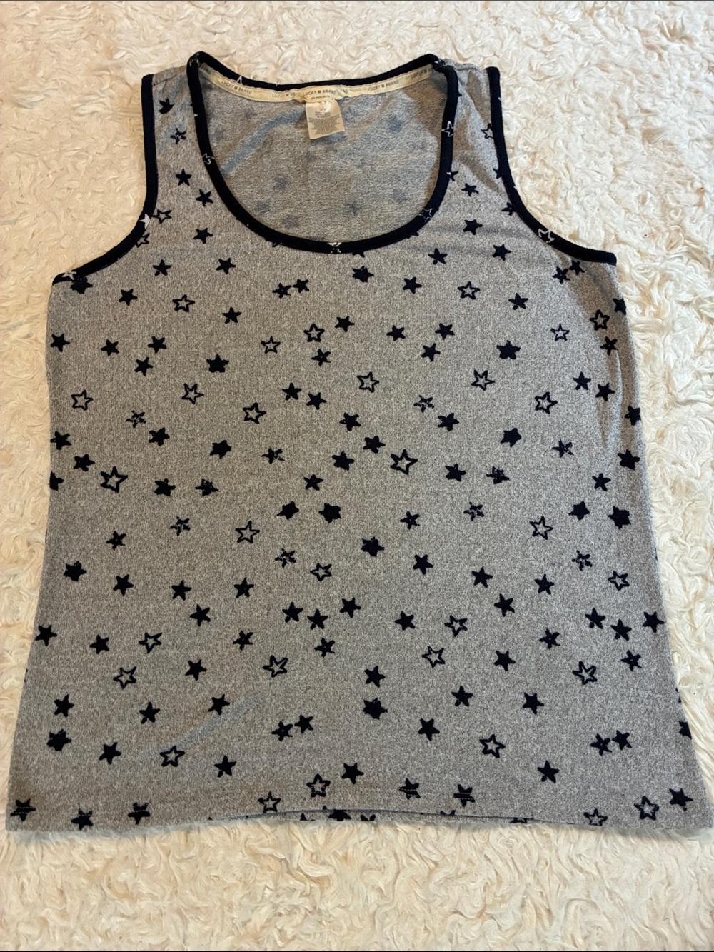Lucky Brand Star Print Small Tank Top